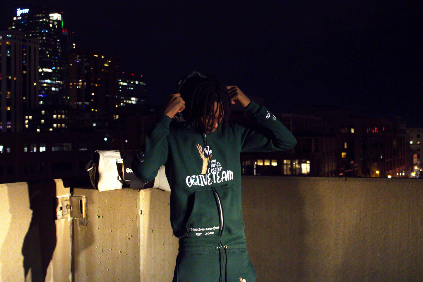 GLT X YWC Forrest Green Full Zip