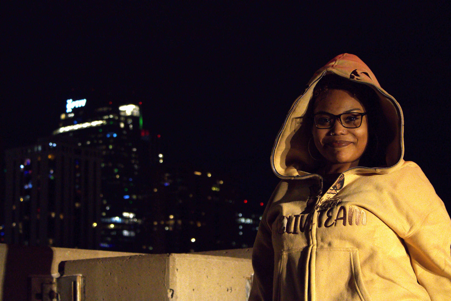 GLT X YWC Beige Full Zip