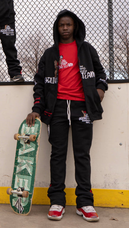 YWC X GLT Black "Your Way" Full Zip