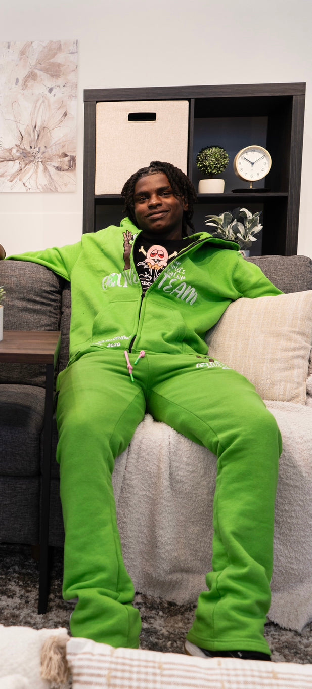 YWC X GLT Green Jumpsuit