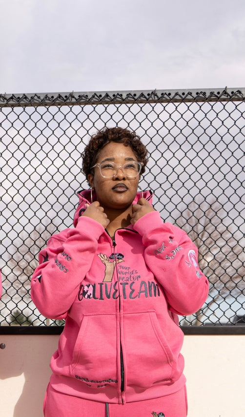 YWC X GLT Pink "Your Way" Full Zip