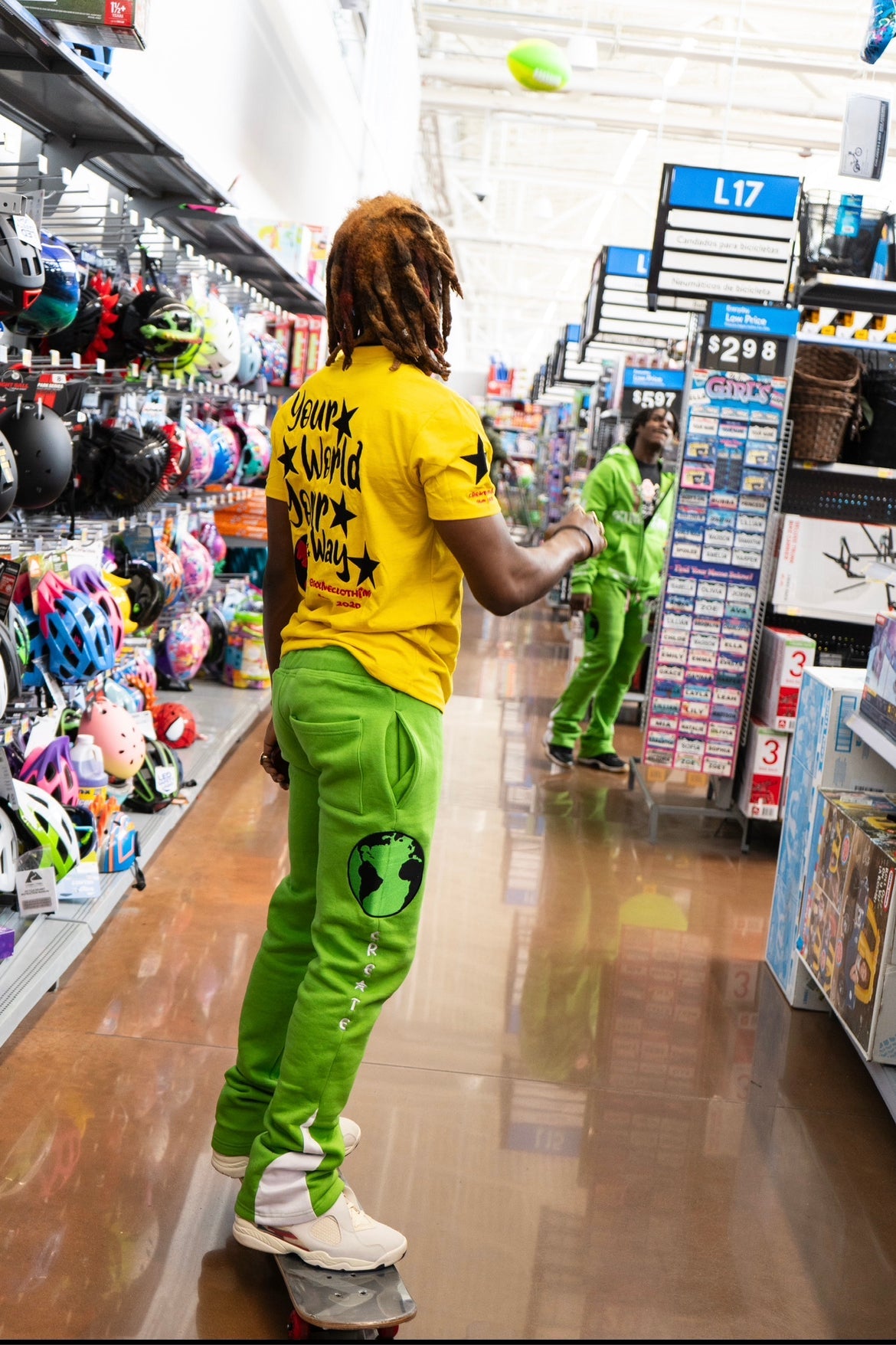 Youth GLT X YWC Embroidered Yellow Tee