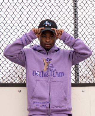 YWC X GLT Purple "Your Way" Full Zip