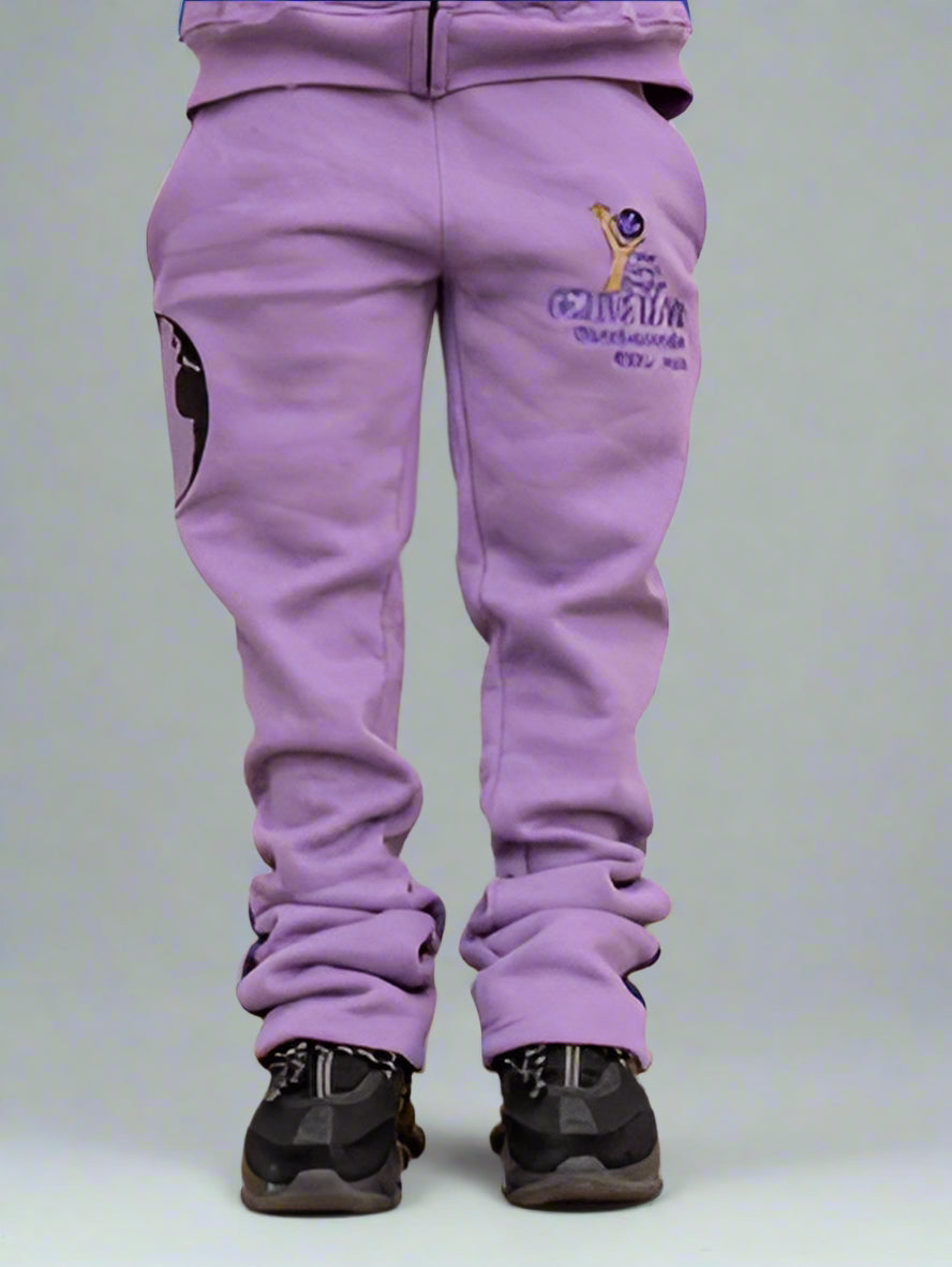 YWC X GLT Purple Stacked Create Sweats