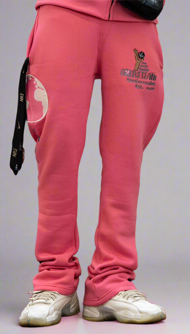 YWC X GLT Pink Stacked Create Sweats