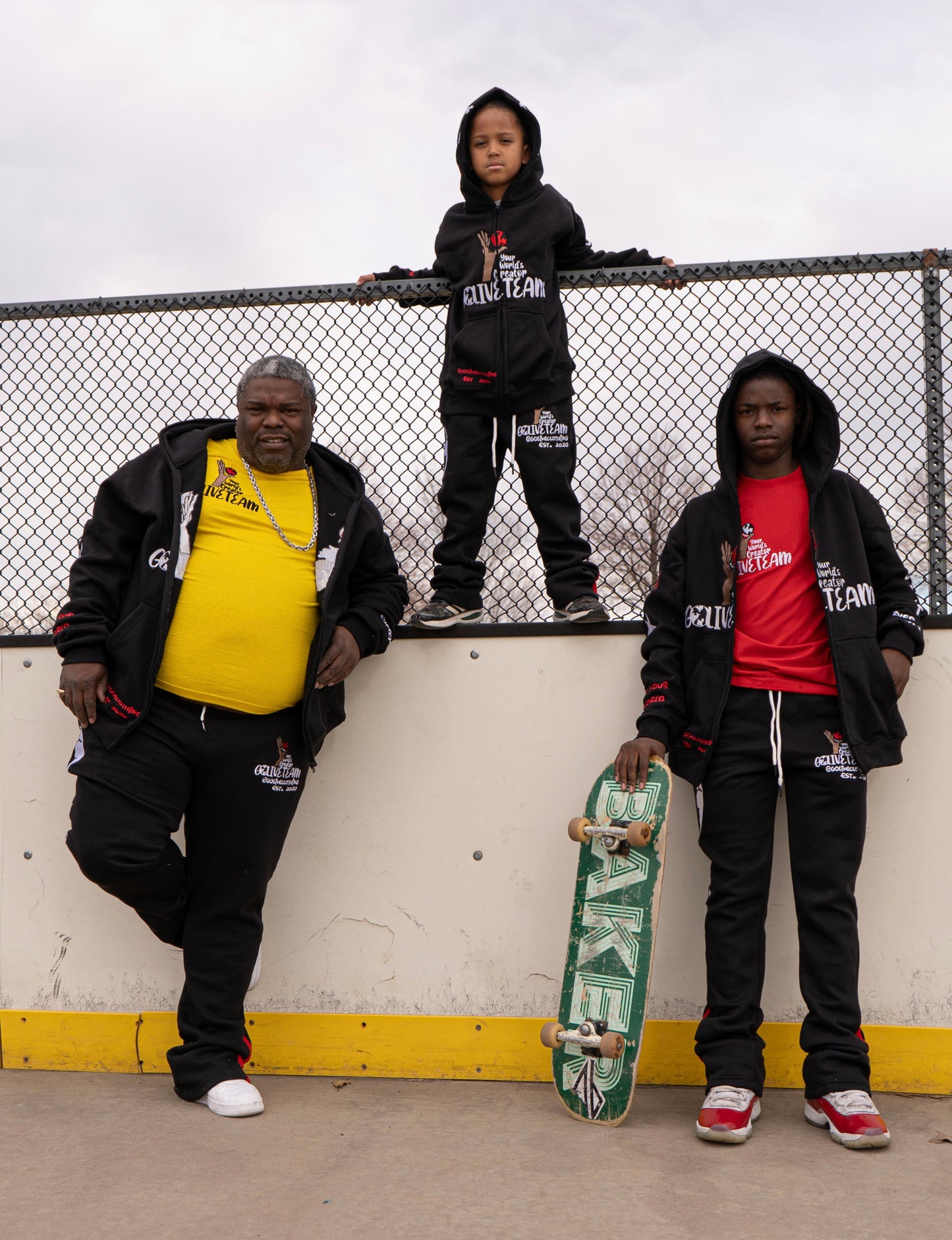 YWC X GLT Black Jumpsuit