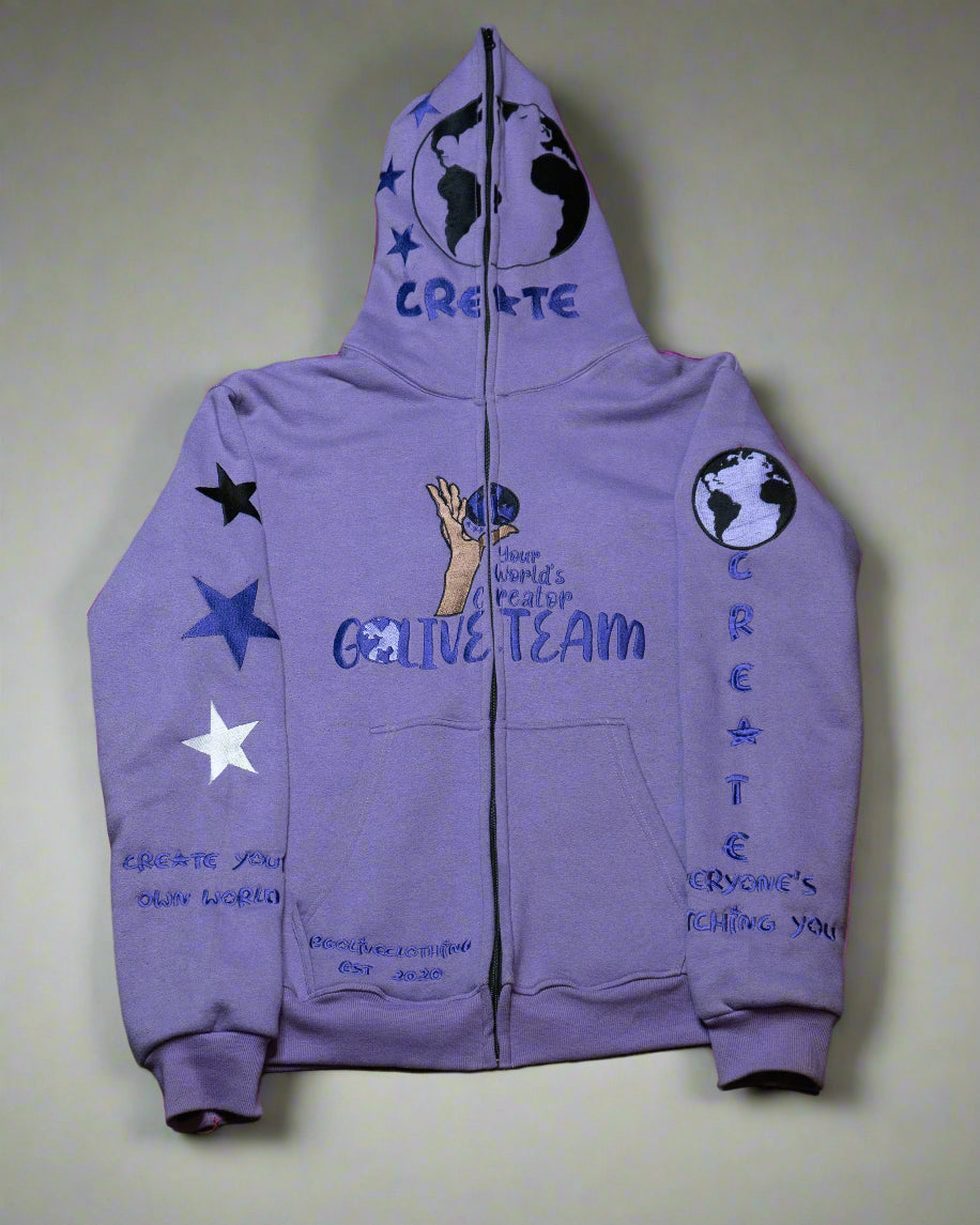 Youth YWC X GLT Purple "Your Way" Hoodie