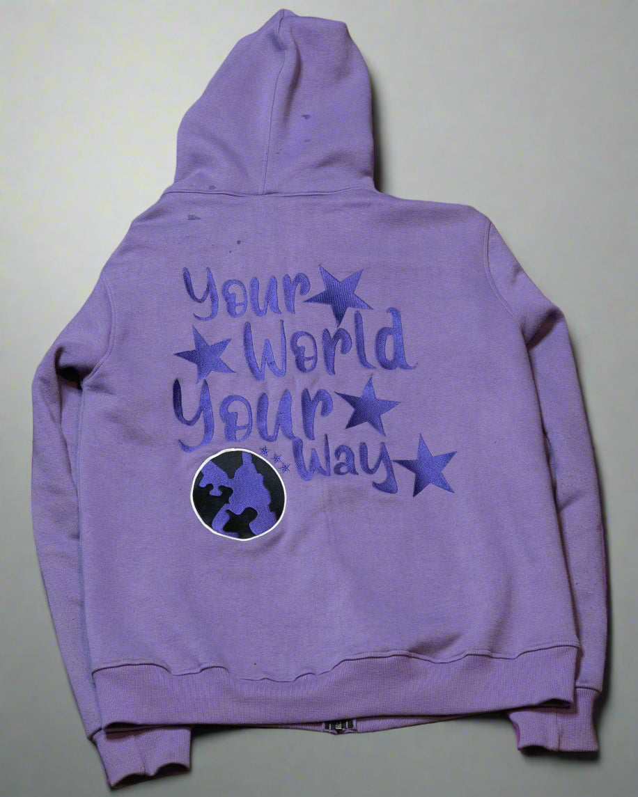 YWC X GLT Purple "Your Way" Full Zip