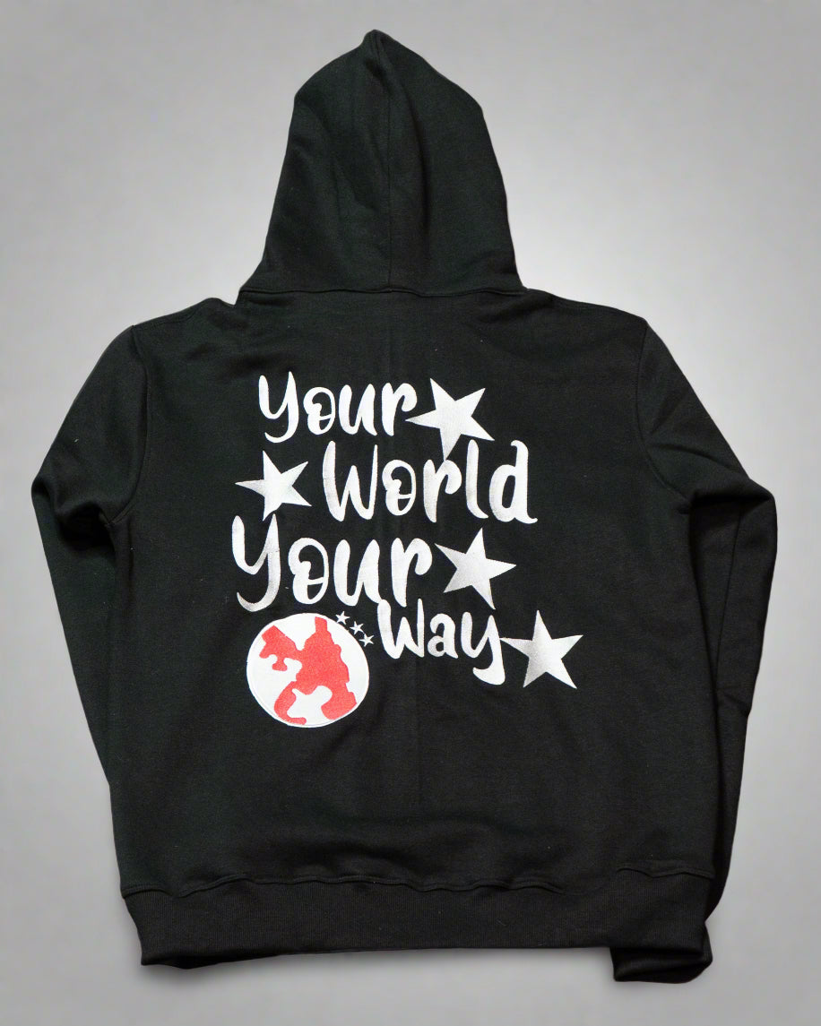 YWC X GLT Black "Your Way" Full Zip