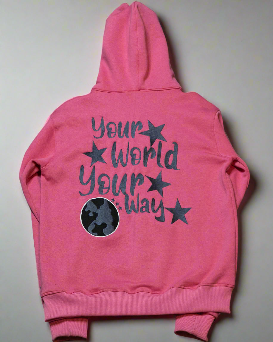 YWC X GLT Pink "Your Way" Full Zip