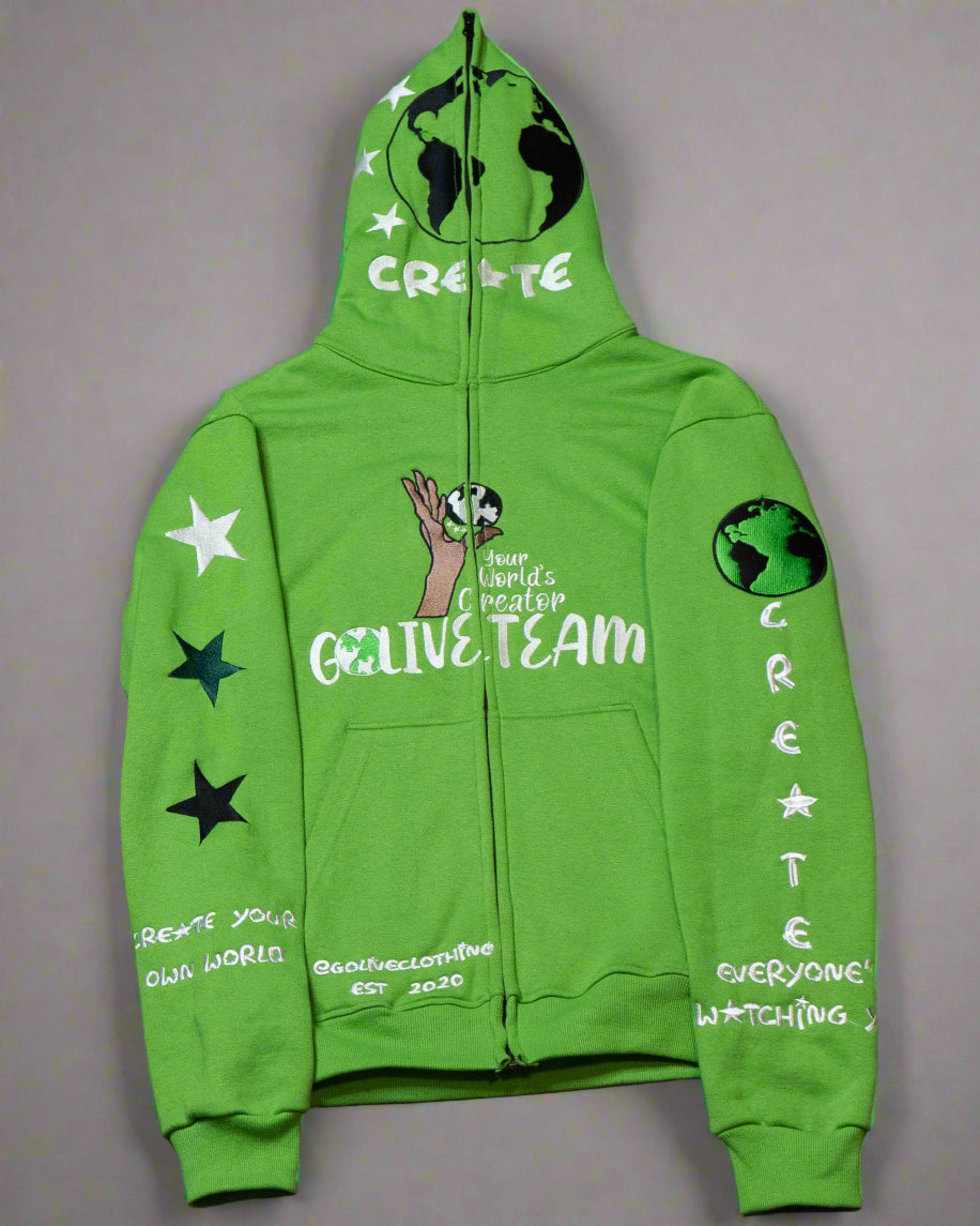 Youth YWC X GLT Green "Your Way" Hoodie