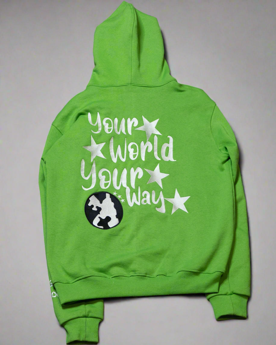 YWC X GLT Green "Your Way" Full Zip