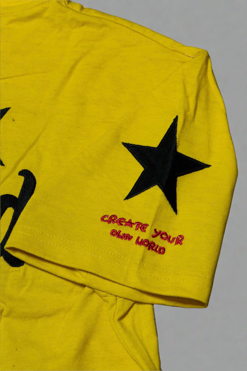 Youth GLT X YWC Embroidered Yellow Tee