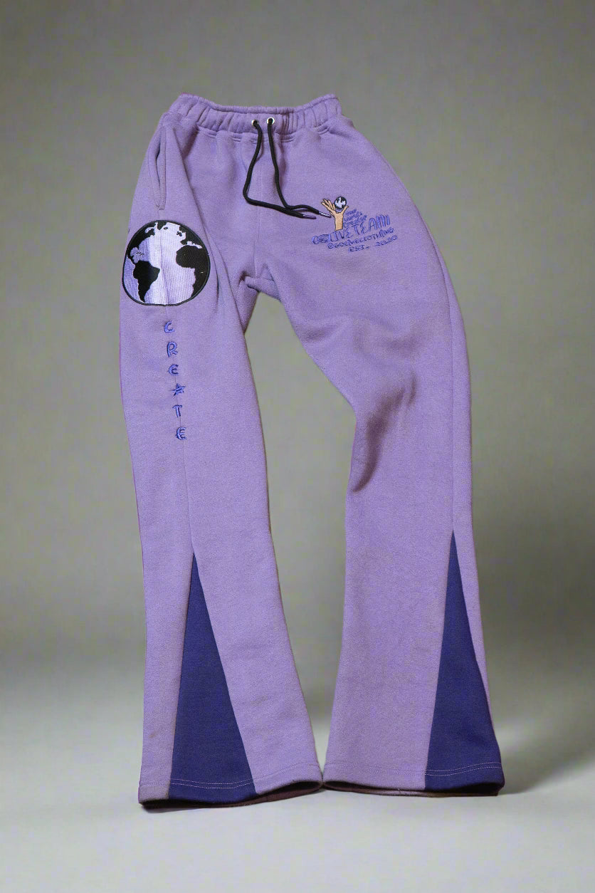 YWC X GLT Purple Jumpsuit