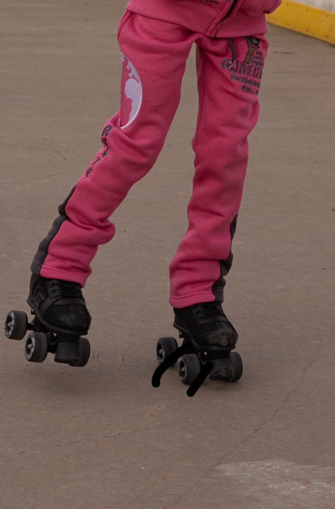 Youth YWC X GLT Pink Stacked Create Sweats