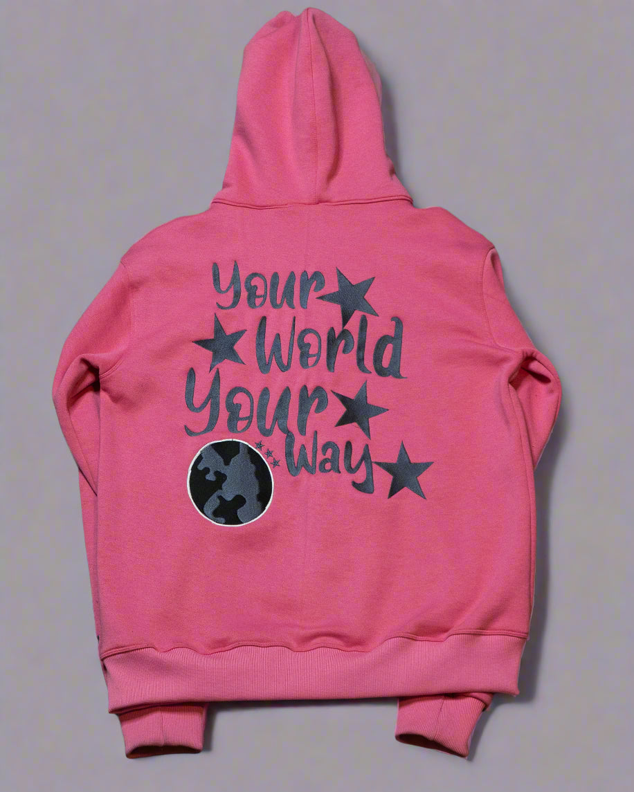 Youth YWC X GLT Pink  "Your Way" Hoodie