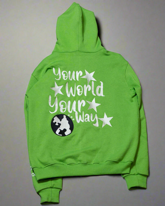 Youth YWC X GLT Green  "Your Way" Hoodie