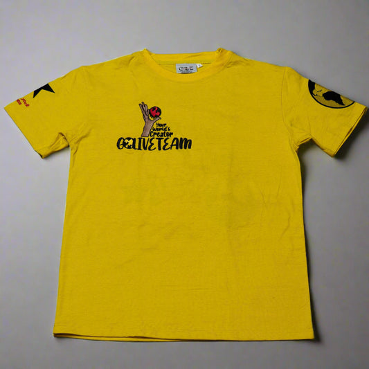 Youth GLT X YWC Embroidered Yellow Tee