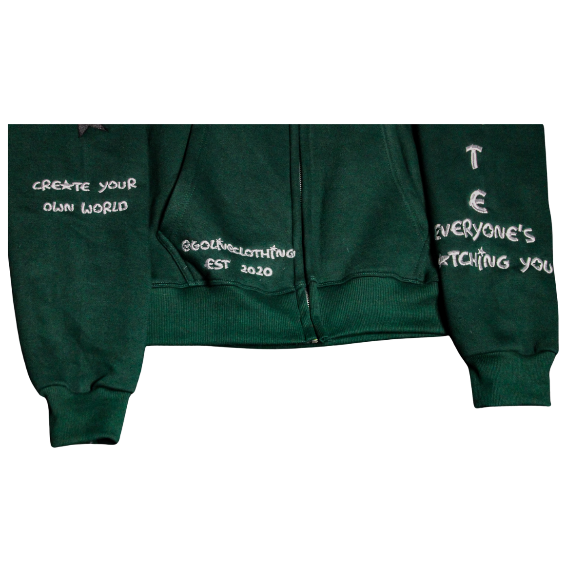 GLT X YWC Forrest Green Full Zip