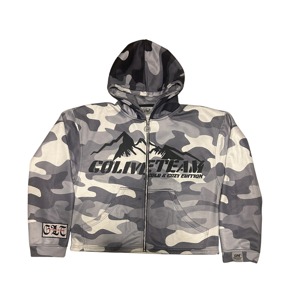 GoLiveTeam “Cold & Cozy Edition” Light Camo Hoodie