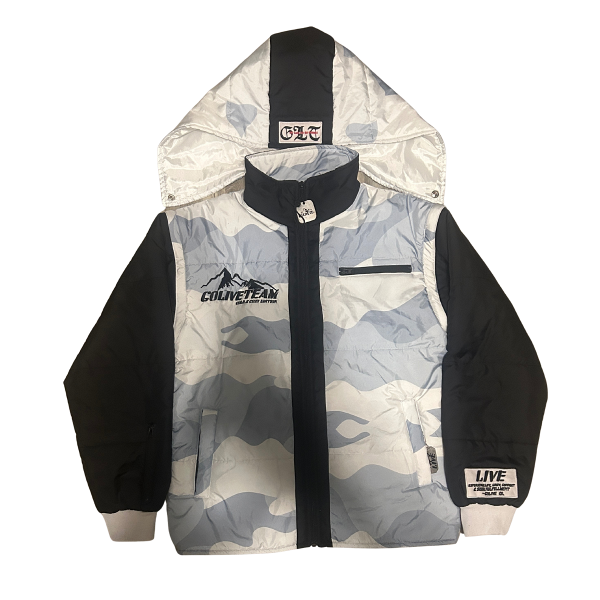 GoLive Co. 2-in-1 Convertible Puffer